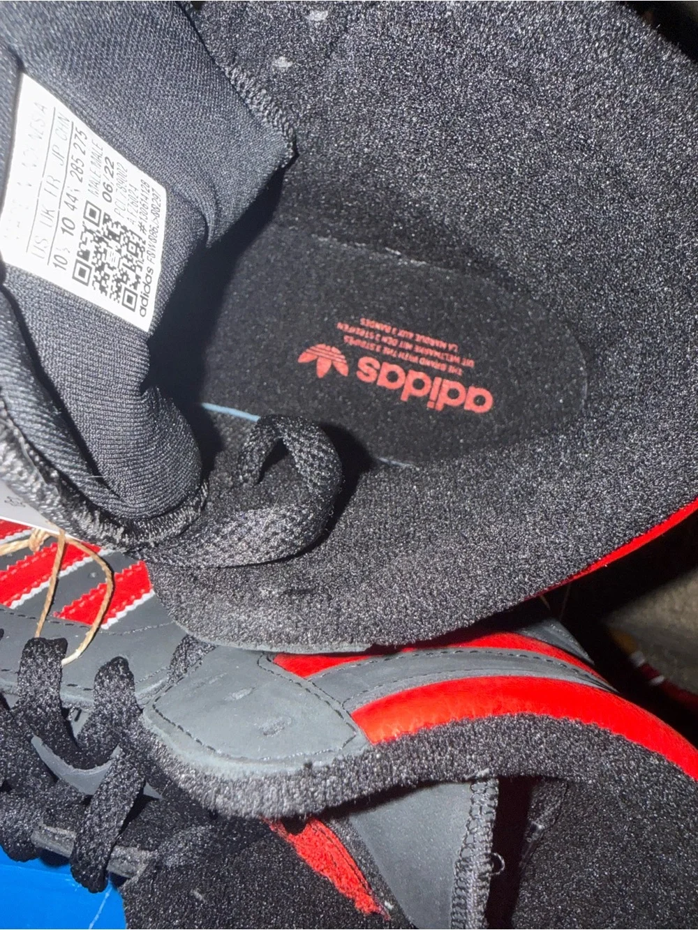 adidas Top Ten Hi Black & Red Basketball Shoes